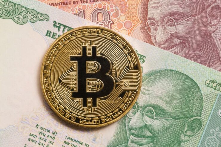 Bitcoin-rupee-notes